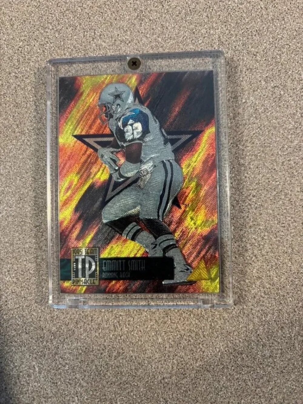 95 Pinnacle Team Pinnacle Emmitt Smith Marshall Faulk Back 2 Back Dallas Cowboys